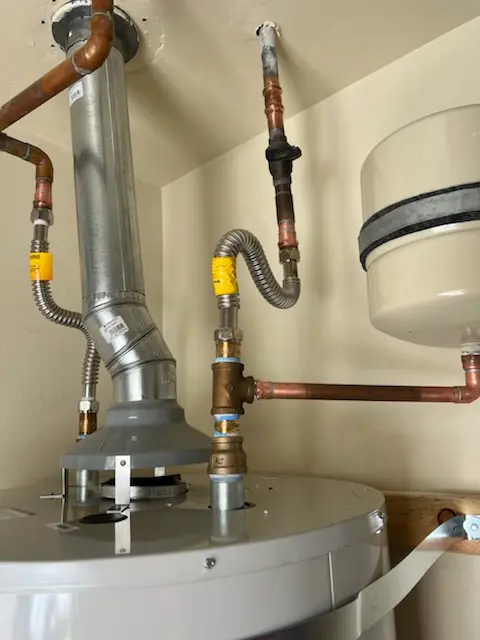 Water heater installation and plumbing repair in West Central Loveland