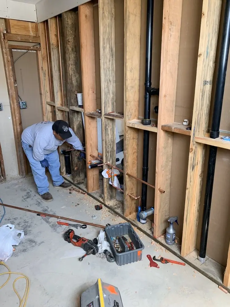 Commercial rough-in plumbing for Water Heater Replacement in West Central Loveland